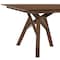 Armen Living Cortina 79" Mid-Century Modern Walnut Wood Dining Table with Walnut Legs LCCODIWA - alternate 4